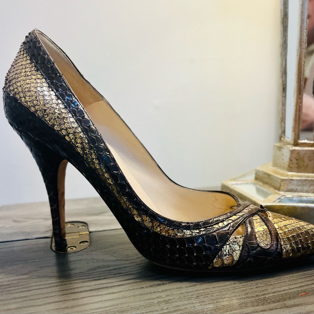 Jimmy Choo Crocodile Pumps
